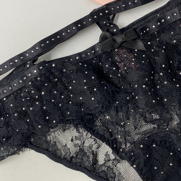 Agent Provocateur Davinah SOIREE Black Brief AP2 Small NWT $645 - Picture 12 of 16